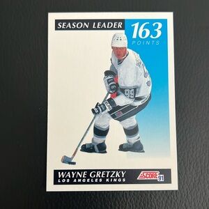 Wayne  Gretzky score 1991 #406